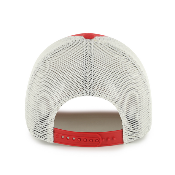 Indianapolis Indians '47 Adult Red Carver Clean Up Adjustable Trucker Snapback Cap