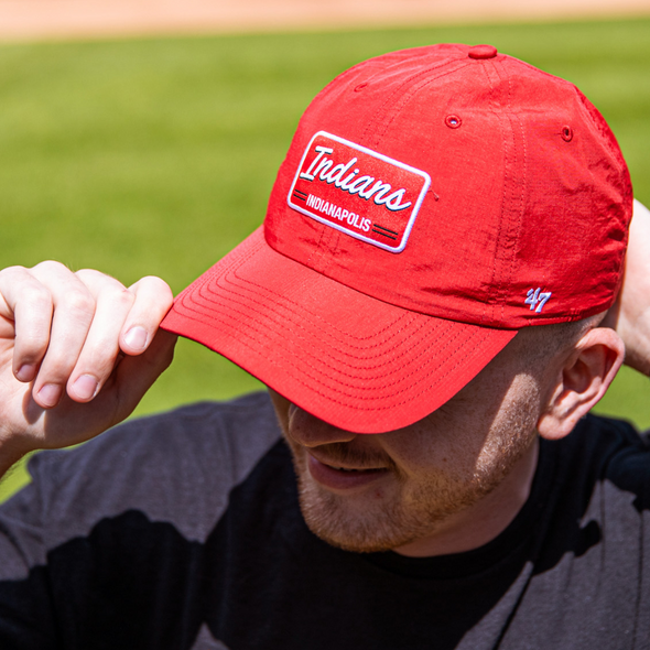 Indianapolis Indians '47 Adult Red brrr Fairway Clean Up Cap