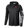 Indianapolis Indians Adult Columbia PFG Black Primary Terminal Tackle Hood