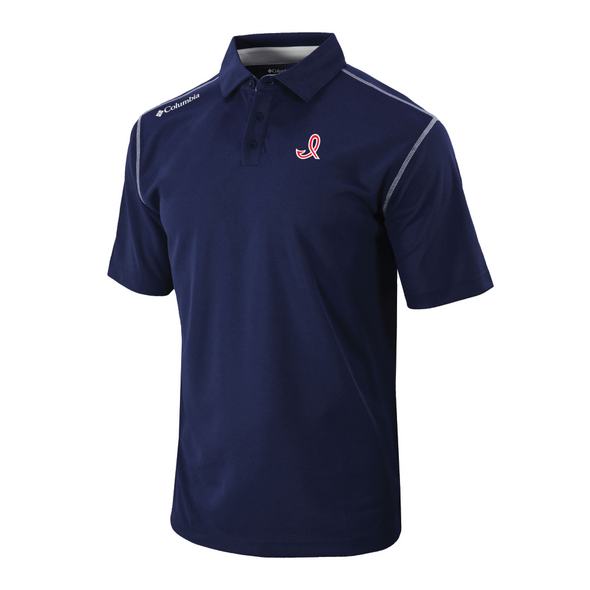 Indianapolis Indians Adult Columbia Navy 1950's Shotgun Polo