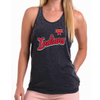 Indianapolis Indians Women's Black Racerback Tank Top