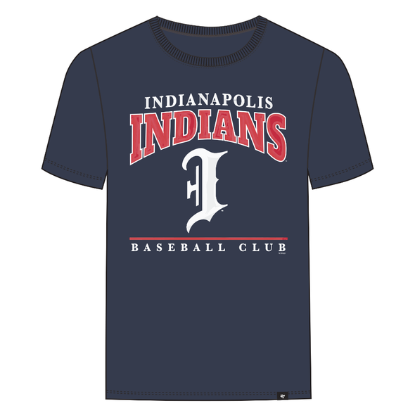 Indianapolis Indians '47 Adult Navy Reset Franklin Tee