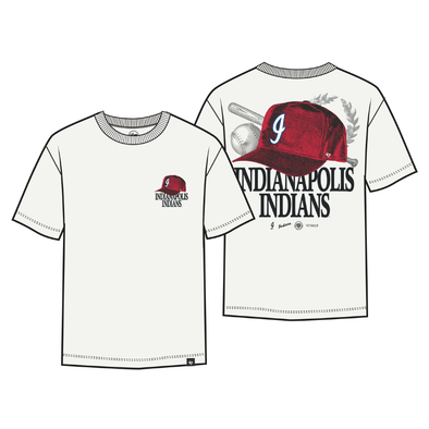 Indianapolis Indians '47 Adult Sand 1970's Paper Foundation Tee