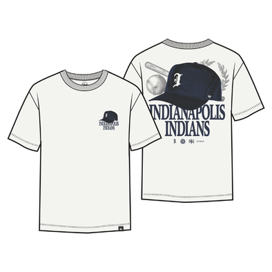 Indianapolis Indians '47 Adult Sand Road Paper Foundation Tee