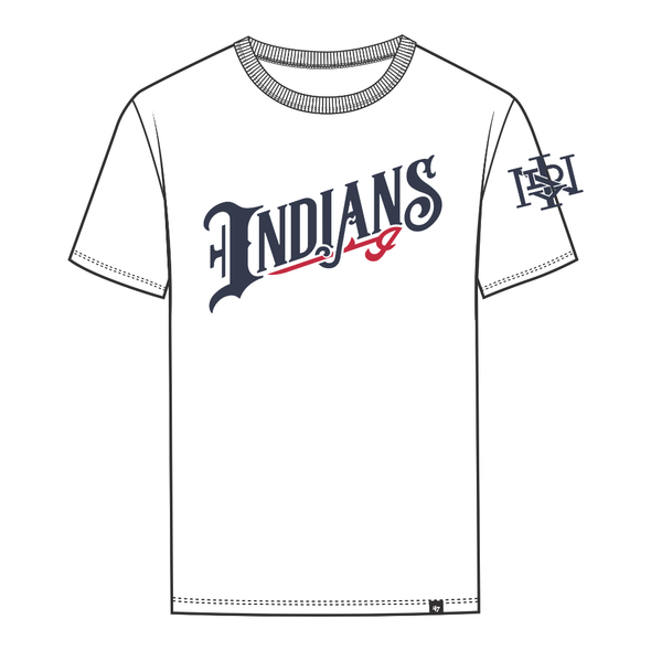 Indianapolis Indians '47 Adult White Home Fieldhouse Tee