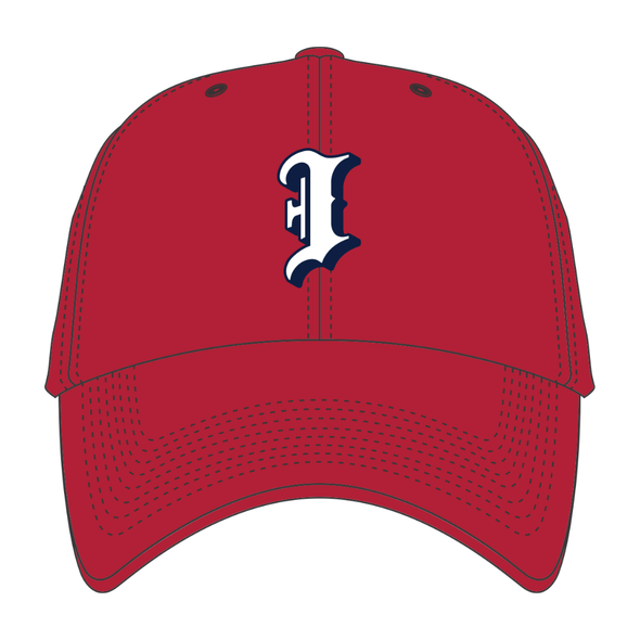 Indianapolis Indians '47 Adult All Red Batting Practice Adjustable Clean Up Cap