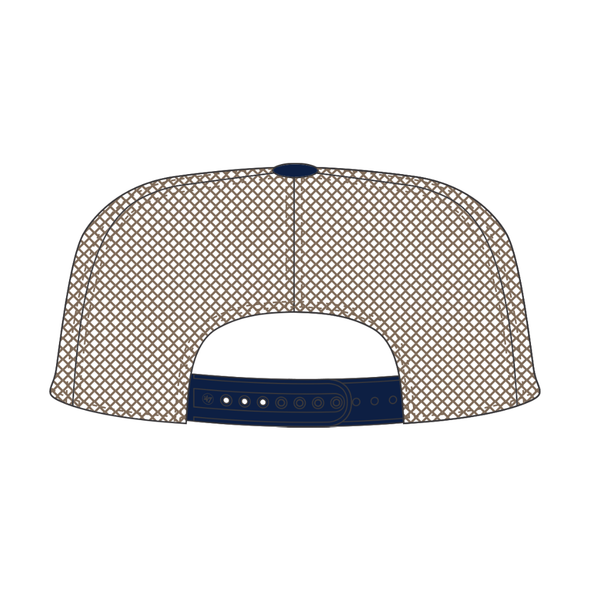 Indianapolis Indians '47 Adult Navy Home Trawler Clean Up Adjustable Cap