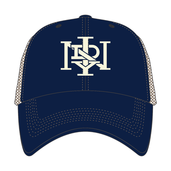 Indianapolis Indians '47 Adult Navy Home Trawler Clean Up Adjustable Cap
