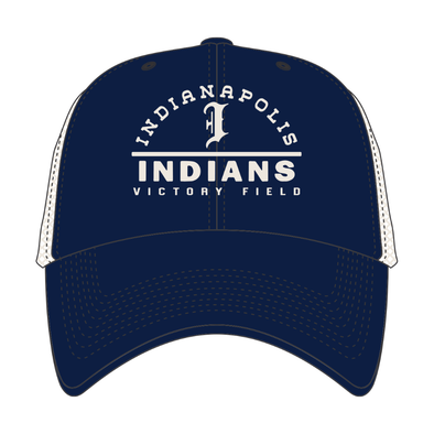 Indianapolis Indians '47 Adult Navy/Natural Windham Mesh Clean Up Adjustable Cap