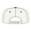 Indianapolis Indians '47 Adult Red Batting Practice Script Fade Rope Hitch Adjustable Snapback Cap