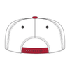 Indianapolis Indians '47 Adult White/Red Batting Practice Wave Hitch Adjustable Snapback Cap