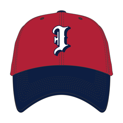 Indianapolis Indians '47 Youth Red/Navy Batting Practice Clean Up Adjustable Cap