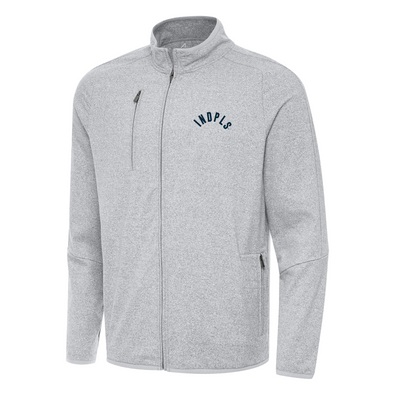 Indianapolis Indians Adult Grey Road Hold-Up Jacket