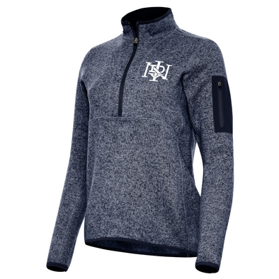 Indianapolis Indians Women's Navy Home Fortune 1/2 Zip Pullover Jacket