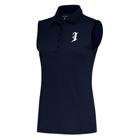 Indianapolis Indians Women's Navy Road Sleeveless Tribute S/L Polo