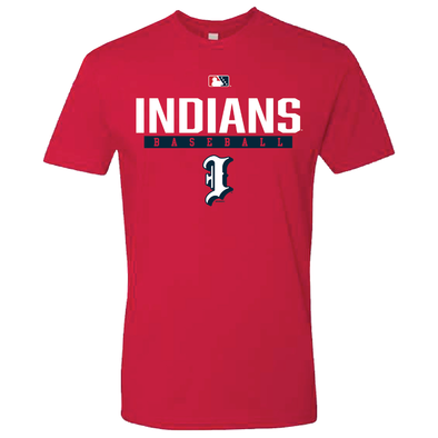 Indianapolis Indians Adult Red McGuffin Premium Heather Tee