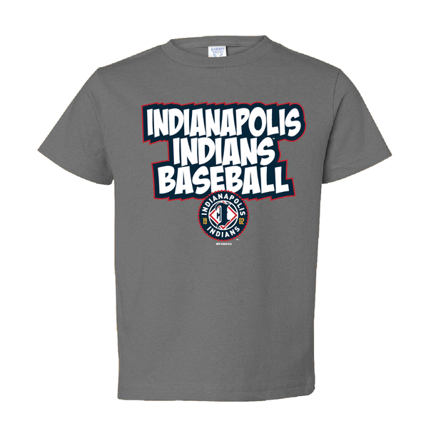 Indianapolis Indians Toddler Charcoal Clackers Tee