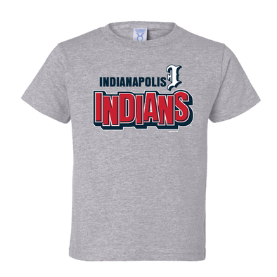 Indianapolis Indians Toddler Grey Deadline Tee