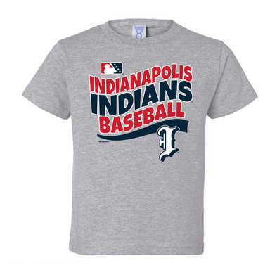 Indianapolis Indians Toddler Grey GooGoo Tee