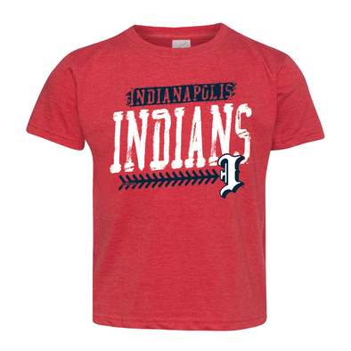 Indianapolis Indians Toddler Red Sharman Vintage Heather Tee