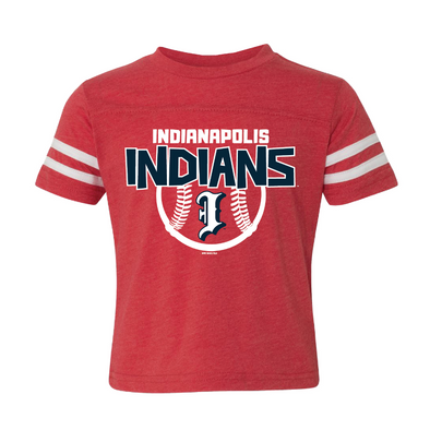 Indianapolis Indians Toddler Red Sporty Zeller Tee