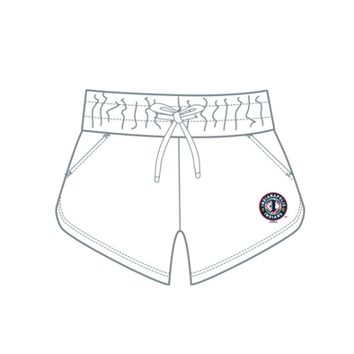 Indianapolis Indians Women's Concepts Sport White Palisade Shorts