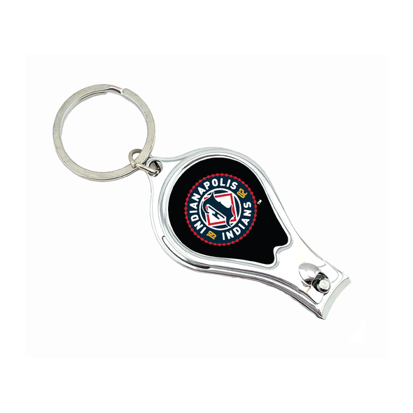 Indianapolis Indians Primary Logo Nail Clipper Keychain