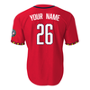 Indianapolis Indians Adult Customizable Red Alternate Authentic Jersey