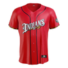 Indianapolis Indians Youth Customizable Red Alternate Replica Jersey
