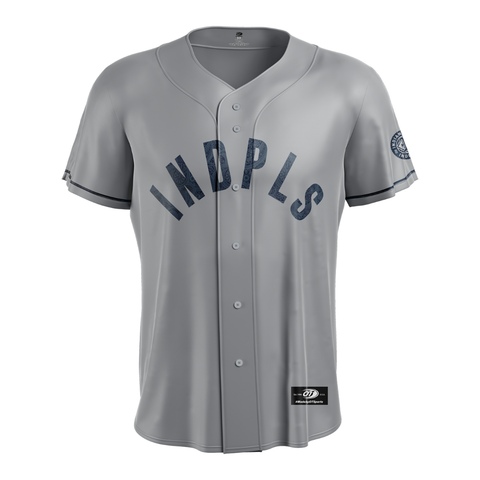 Indianapolis Indians Adult Road Grey Authentic On-Field Jersey