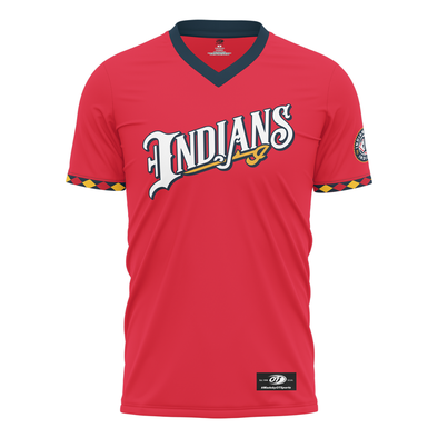 Indianapolis Indians Toddler Alternate Red Replica On-Field Jersey