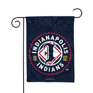 Indianapolis Indians 13"x18" Navy Garden Flag