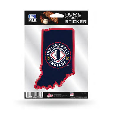 Indianapolis Indians Home State Decal Sticker