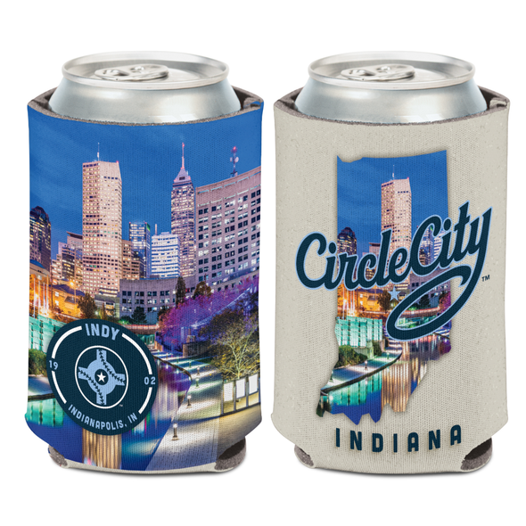 Indianapolis Indians WinCraft 16oz Circle City Skyline Can Cooler