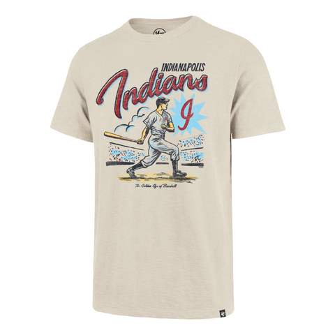 Indianapolis Indians '47 Adult Dune 1980's Scrum Tee