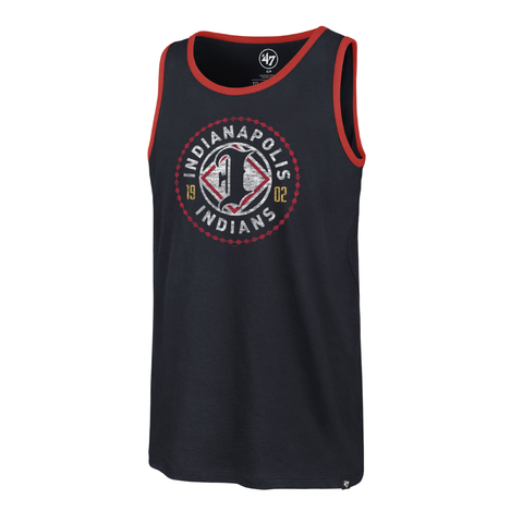 Indianapolis Indians '47 Adult Navy/Red Primary Premier Franklin Tank Top
