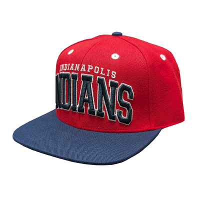 UNKUT - Casquette Snapback Indians - Noir Noir - Prêt-à-Porter