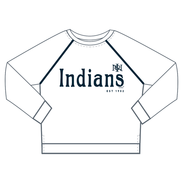 Indianapolis Indians Women's Concepts Sport White Medley Longsleeve Top