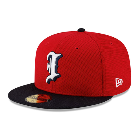 Indianapolis Indians Red Batting Practice New Era Authentic Official On-Field 59FIFTY Cap