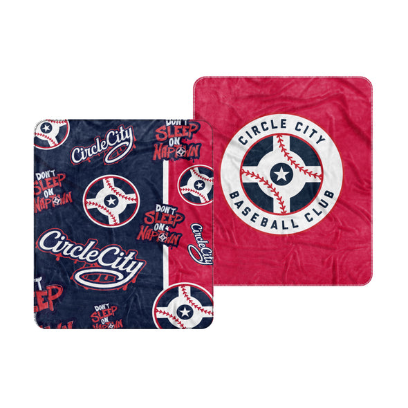 Indianapolis Indians 50"x60" Circle City Blanket