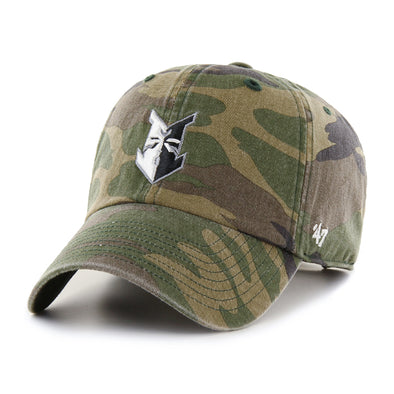 Indianapolis Indians '47 Adult Forest Camo Clean Up Adjustable Cap