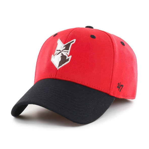 Indianapolis Indians '47 Adult Red/Black Home Kickoff Two Tone Contender Stretch Fit Cap