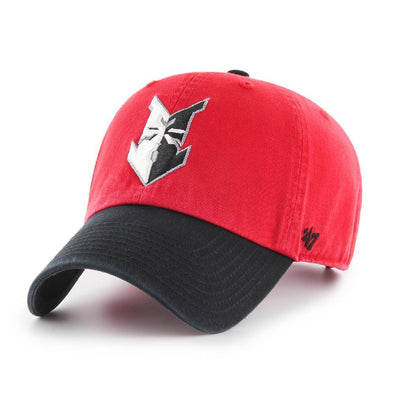 Indianapolis Indians '47 Youth Red/Black Home Clean Up Adjustable Cap
