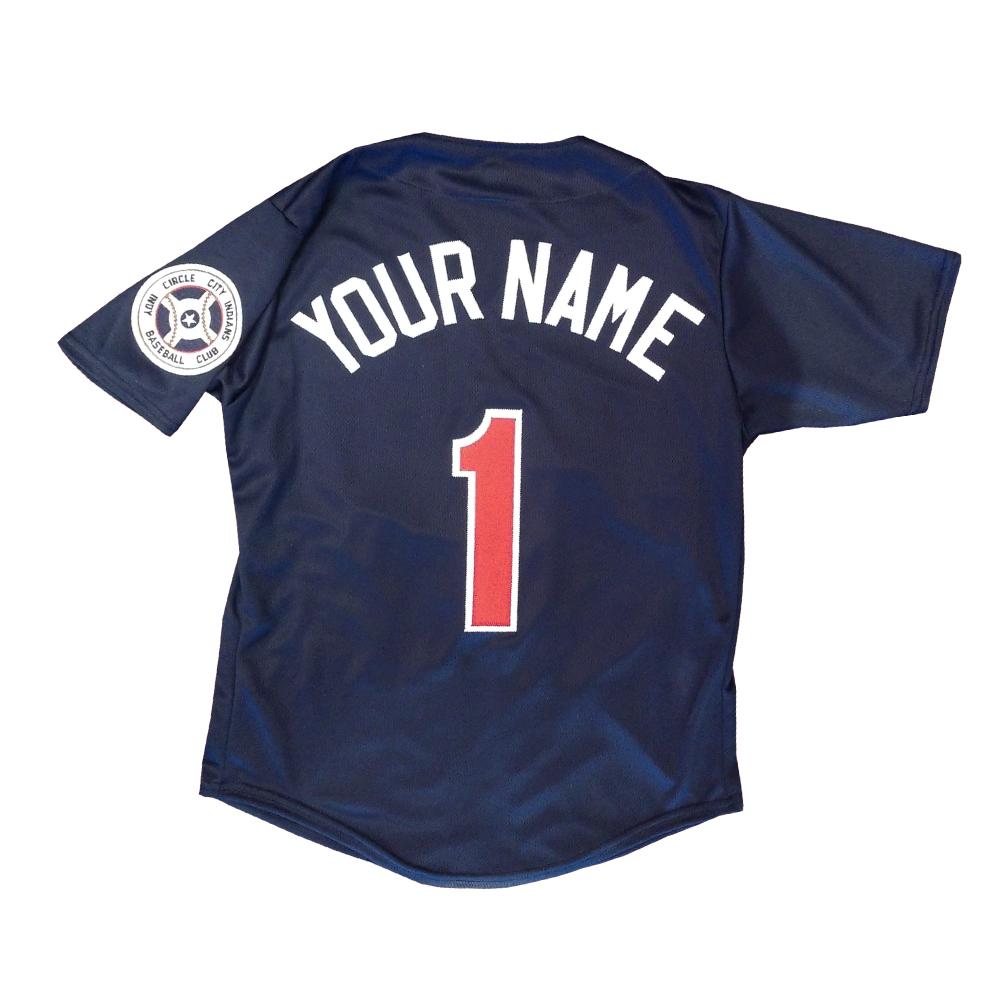 Indianapolis Indians Adult Navy Circle City Replica Jersey
