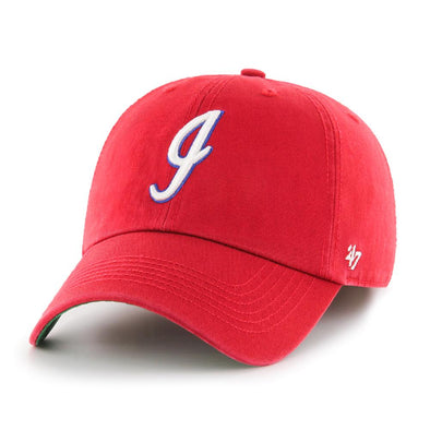 Indianapolis Indians '47 Adult Red 1970's Clean Up Adjustable Cap