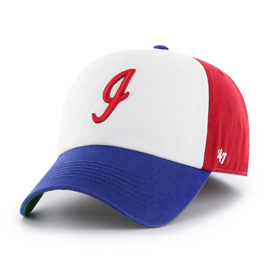 Indianapolis Indians '47 Adult Red/White/Blue 1980s/90s Retro Adjustable Clean Up Cap