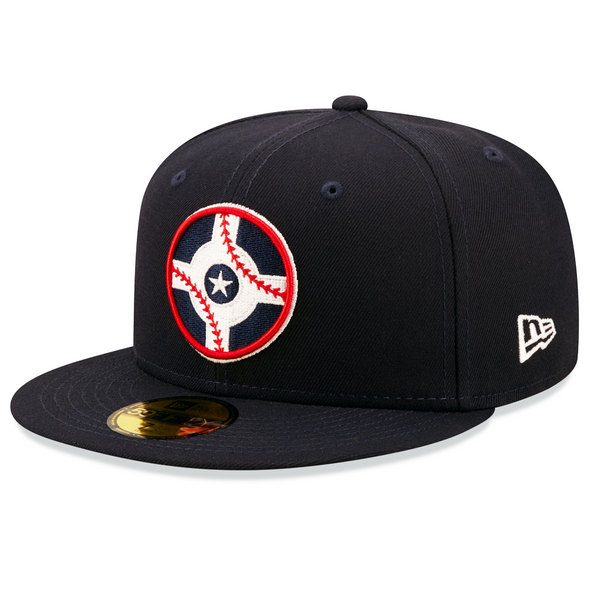 Indianapolis Indians Circle City New Era Navy Authentic On-Field 59FIFTY Cap