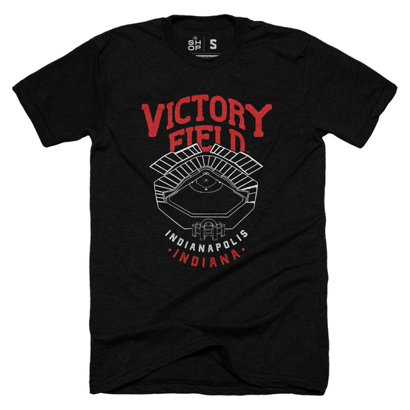 Indianapolis Indians Adult Black Victory Field Tee