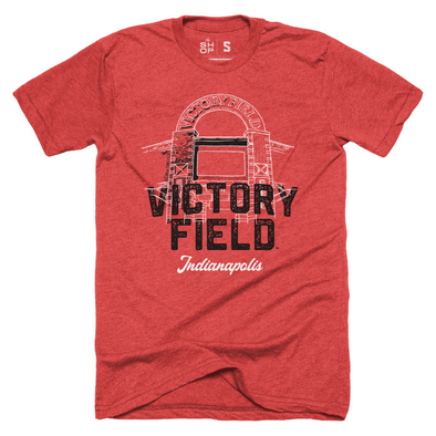 Indianapolis Indians Adult Red Entrance Gate Tee