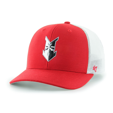 Indianapolis Indians '47 Adult Red Home Primary Trophy Stretch Fit Cap